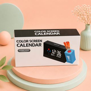 ساعت رومیزی و تقویم دیجیتال Color Screen Calendar