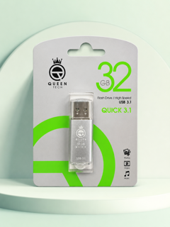 فلش مموری QUEEN tech 32GB USB 3.1 QUCK