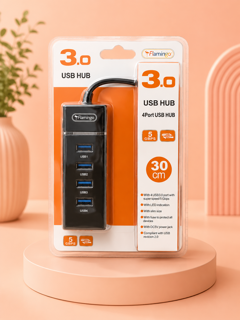 هاب Flamingo 4-Port USB 3.0
